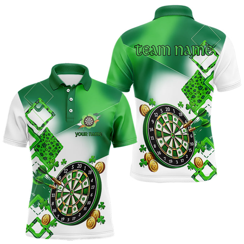 Green shamrock Women Darts, Custom St Patrick Day team league darts NQS9557