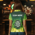 Yellow Green Flame Darts Custom Fire Team Darts NQS9558