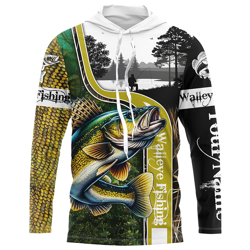 Walleye Fishing Customize name 3D All Over Printed Personalized Fishing Gift - NQS224