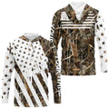 American flag camo fishing personalized patriotic UV Protection camouflage Fishing NQS8968