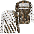 American flag camo fishing personalized patriotic UV Protection camouflage Fishing NQS8968