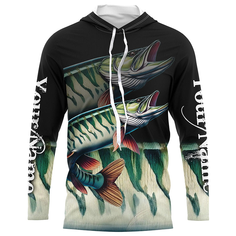 Musky fishing Customize name All over print personalized fishing gift, Muskie fishing NQS225