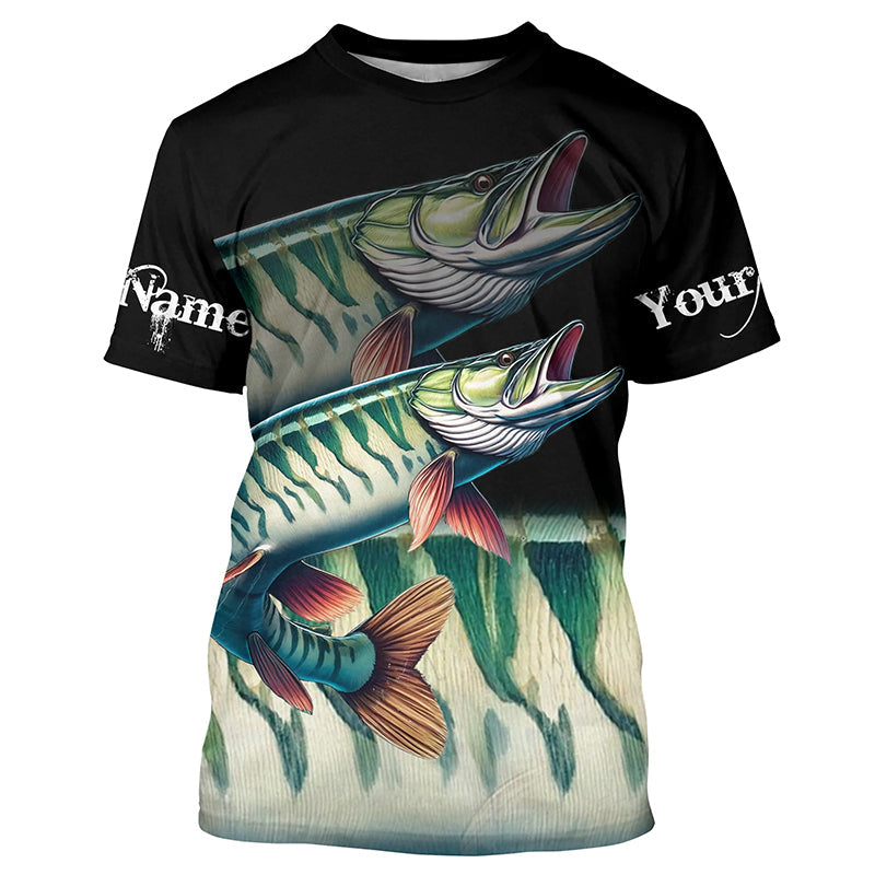 Musky fishing Customize name All over print personalized fishing gift, Muskie fishing NQS225