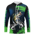 Blue and Green Camo Largemouth Bass fishing custom Bass fishing, personalized fishing gifts NQS9218