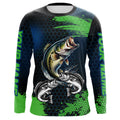 Blue and Green Camo Largemouth Bass fishing custom Bass fishing, personalized fishing gifts NQS9218