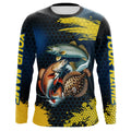 Blue and Yellow Camo Redfish, Speckled Trout, Flounder Texas slam fishing custom fishing NQS9219