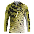 Largemouth Bass fishing green scales Custom Name UV protection UPF 30+ fishing NQS2976