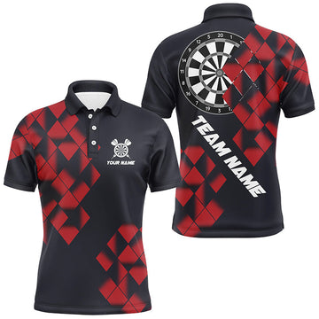 Personalized Black and Red Darts Board 3D Printed Men Dart Custom Cool Dart For Team NQS9000