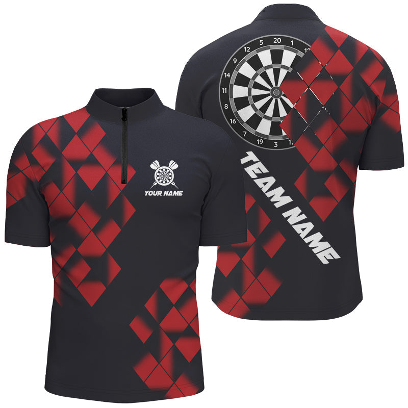 Personalized Black and Red Darts Board 3D Printed Men Dart Custom Cool Dart For Team NQS9000