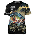 Largemouth Bass Fishing Scale Customize Name All Over Printed Personalized Fishing Gift NQS230