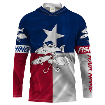 Redfish trout flounder Texas fishing Custom name fishing NQS1479