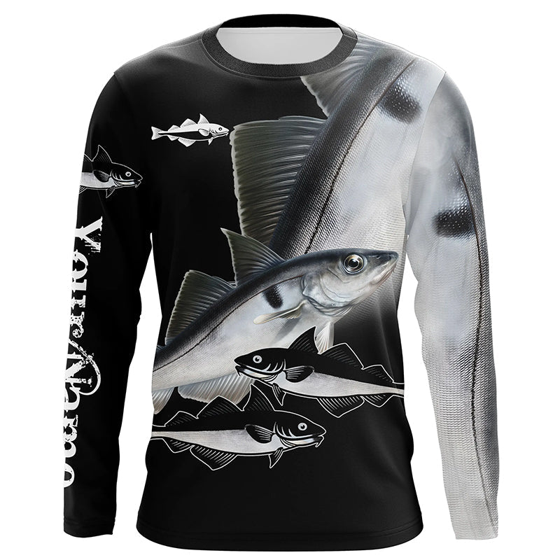 Haddock Fishing Customize Name UV protection long sleeves fishing, Personalized Fishing Gift NQS6888