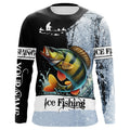 Yellow Perch Ice Fishing custom name 3D All Over Printed For Fisherman NQS302