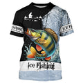Yellow Perch Ice Fishing custom name 3D All Over Printed For Fisherman NQS302