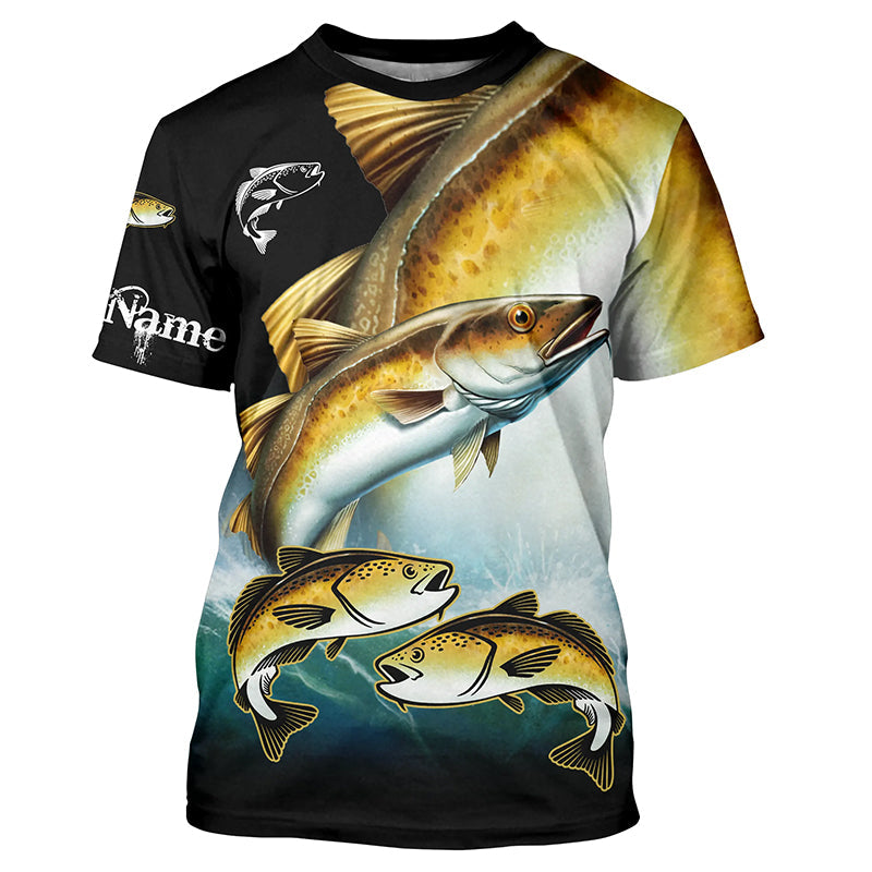 Pollock Fishing Customize Name UV protection long sleeves fishing, Personalized Fishing Gift NQS6893