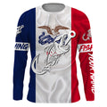 IA Fishing Custom Iowa Flag Fish hook skull Custom sun protection fishing, women NQS3348