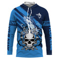 Personalized Marlin Fish reaper Anchor Saltwater blue sea UV Long Sleeve Performance Fishing NQS3813