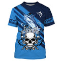 Personalized Marlin Fish reaper Anchor Saltwater blue sea UV Long Sleeve Performance Fishing NQS3813