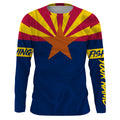 Arizona fishing flag Custom Long Sleeve performance, personalized Fishing NQS3512