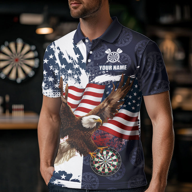 Red, White and Blue American Flag Eagle Darts Custom Patriotic Darts Team NQS9609