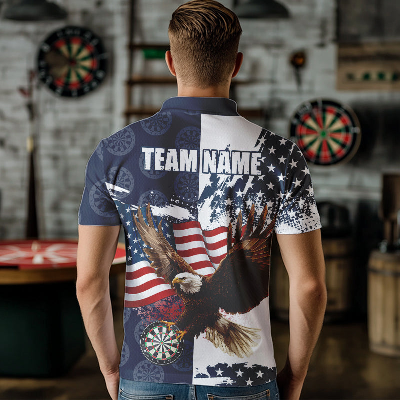 Red, White and Blue American Flag Eagle Darts Custom Patriotic Darts Team NQS9609
