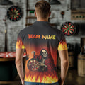 Flame Skull Reaper Darts Custom Team Darts Outfit NQS9447