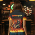 Flame Skull Reaper Darts Custom Team Darts Outfit NQS9447