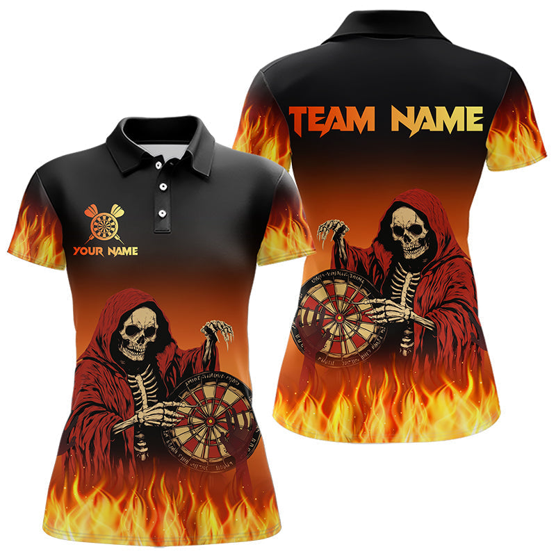 Flame Skull Reaper Darts Custom Team Darts Outfit NQS9447
