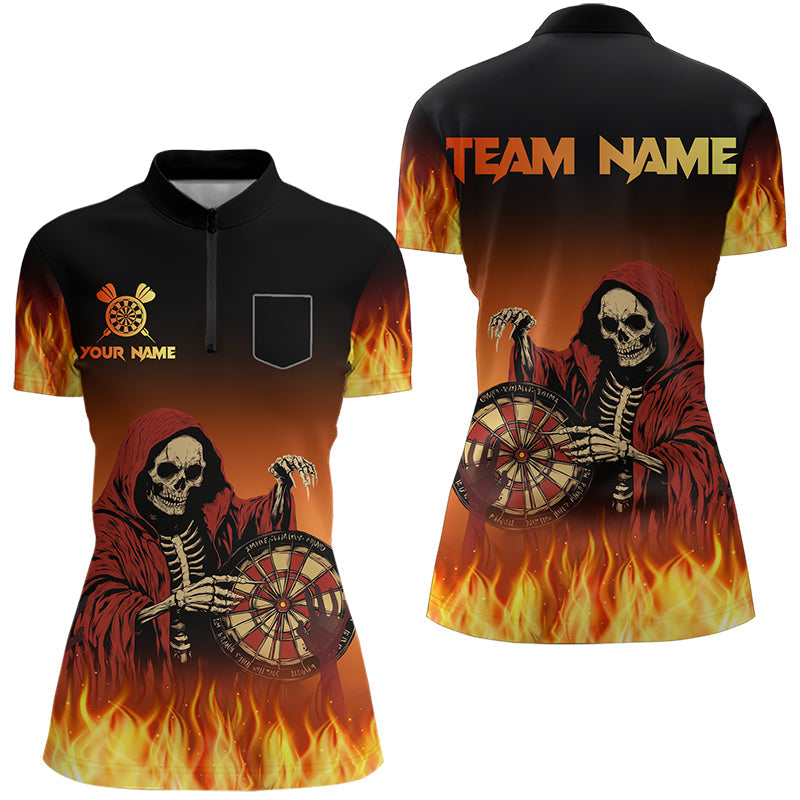 Flame Skull Reaper Darts Custom Team Darts Outfit NQS9447
