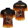 Flame Skull Reaper Darts Custom Team Darts Outfit NQS9447