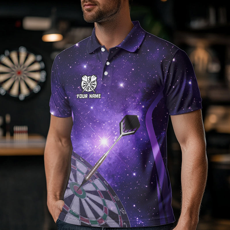 Purple galaxy space Darts Custom Team Darts NQS9448
