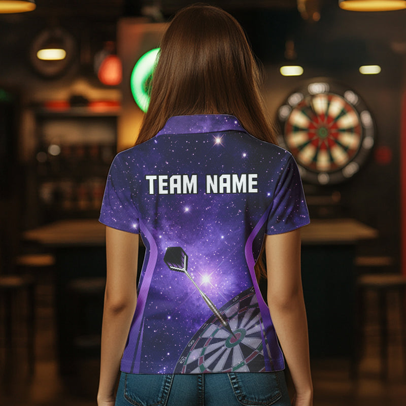 Purple galaxy space Darts Custom Team Darts NQS9448