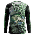 Crappie fishing scales Custom Name sun protection long sleeve fishing, women, kid NQS3267