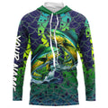 Mahi Mahi Dorado Fishing performance fishing UV protection customize long sleeves NQS644