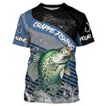 Crappie fishing Custom UV protection fishing long sleeve, Crappie Fishing | Blue NQS8365