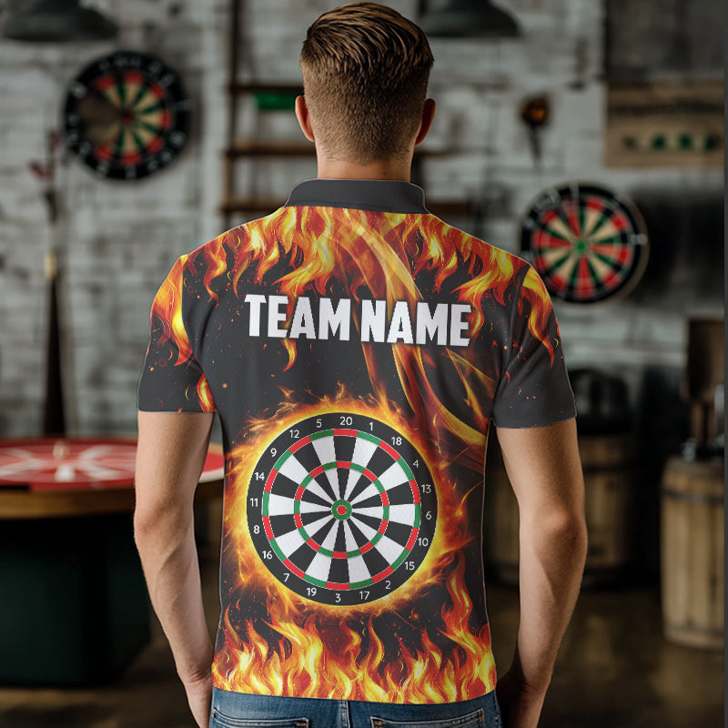 Flame Darboard Fire Pattern Custom Women Darts Team NQS9459