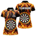 Flame Darboard Fire Pattern Custom Women Darts Team NQS9459