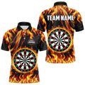 Flame Darboard Fire Pattern Custom Women Darts Team NQS9459