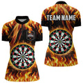 Flame Darboard Fire Pattern Custom Women Darts Team NQS9459