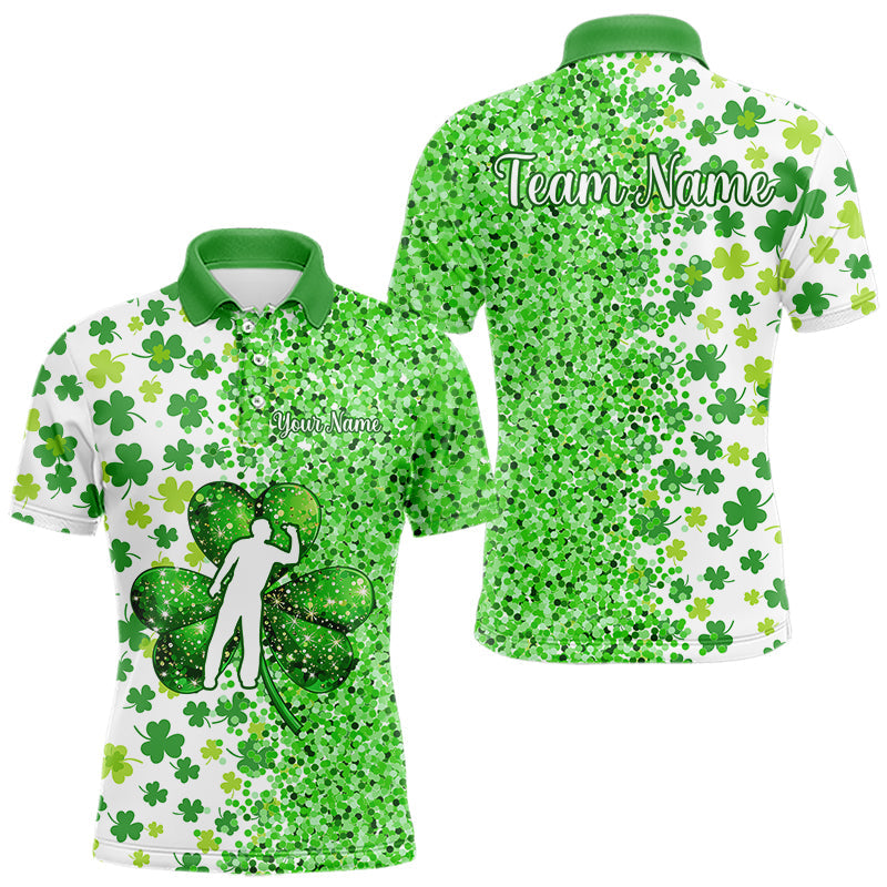 Green glitter shamrock clover Darts custom St Patrick day Darts Team NQS9464
