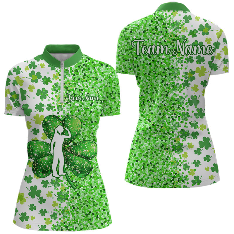 Green glitter shamrock clover Darts custom St Patrick day Darts Team NQS9464
