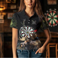 Personalized Black Camo Moose Darts Custom Darts Team NQS9467