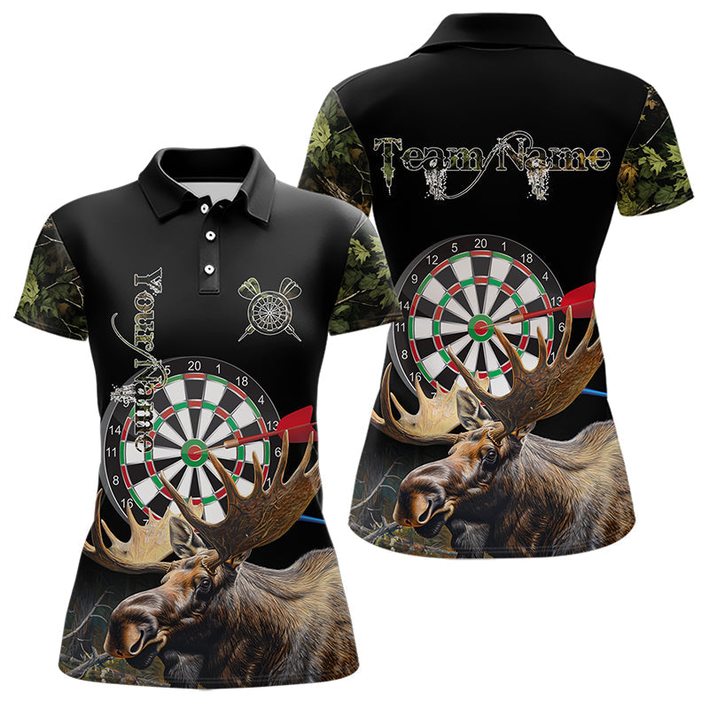 Personalized Black Camo Moose Darts Custom Darts Team NQS9467
