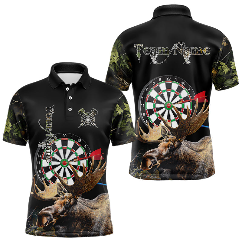 Personalized Black Camo Moose Darts Custom Darts Team NQS9467