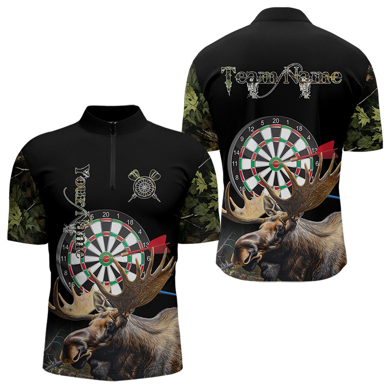 Personalized Black Camo Moose Darts Custom Darts Team NQS9467