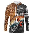 Redfish puppy drum tackle fishing Long Sleeve UV protection Custom gift for anglers NQS1374