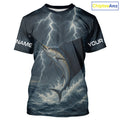 Sailfish fishing Lightning thunder Custom UV protection Sailfish fishing long sleeve