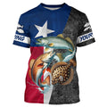 Texas Slam Fishing Custom long sleeve Fishing Redfish trout flounder Fishing NQS6729
