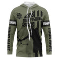 Redfish hunter bowfishing American flag Custom UV sun protection Long sleeve Fishing NQS9618