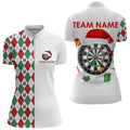 Dart, custom red, white, green argyle pattern Christmas dart NQS9062